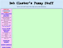 Tablet Screenshot of bobclaster.com